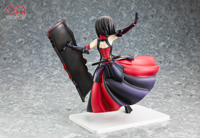 「CAworks 痛いのは嫌なので防御力に極振りしたいと思います。 メイプル 黒薔薇ノ鎧ver. 1/7スケールフィギュア」（C）2020　夕蜜柑・狐印／KADOKAWA／防振り製作委員会