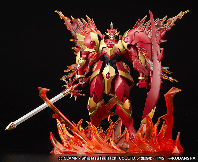 「MODEROID 炎神レイアース」（MODEROID エフェクト） 4,800円（税込）（C）CLAMP・ShigatsuTsuitachi CO.,LTD.／講談社・TMS（R）KODANSHA（C）GOOD SMILE COMPANY