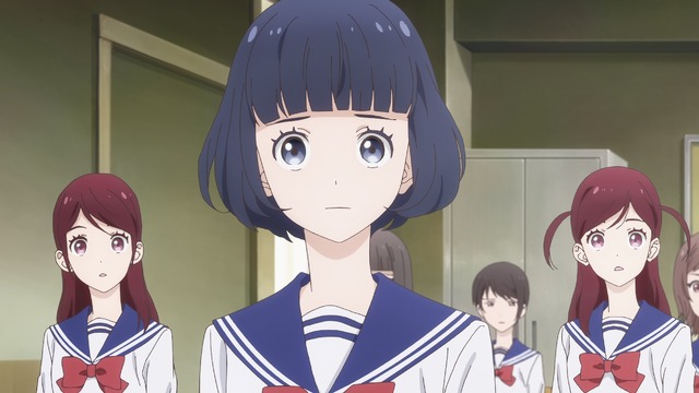 『かげきしょうじょ!!』第二幕「銀橋を目指す者」先行場面カット（C）斉木久美子・白泉社／「かげきしょうじょ!!」製作委員会