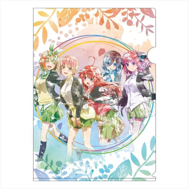 「五等分の花嫁∬　水彩アート A4クリアファイル」（C）1995-2021, Tokyo Broadcasting System Television, Inc. All Rights Reserved