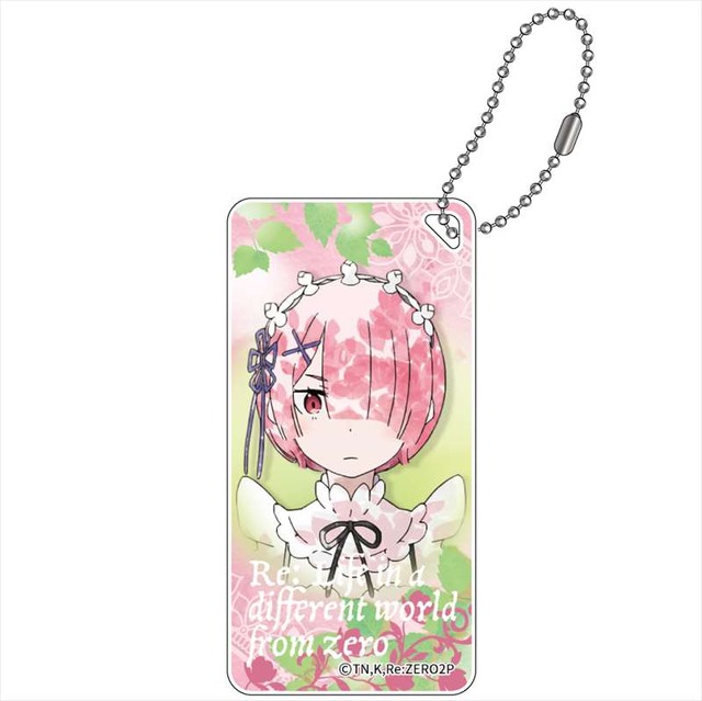「『Re:ゼロから始める異世界生活』こもれびアート ドミテリアキーチェーン」（C）長月達平・株式会社KADOKAWA刊／Re:ゼロから始める異世界生活2製作委員会