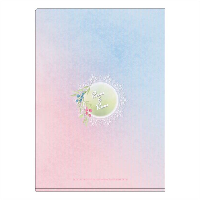 「『Re:ゼロから始める異世界生活』こもれびアート A4クリアファイル」（C）長月達平・株式会社KADOKAWA刊／Re:ゼロから始める異世界生活2製作委員会