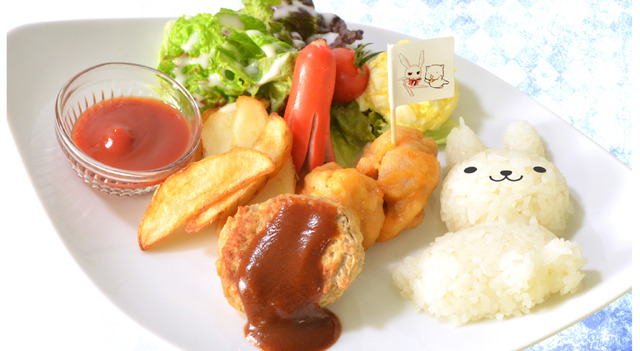 「『種村有菜』×アニメイトカフェ」『満月をさがして』より　ねぎラーメン!!のお子様ランチ／980円（C）種村有菜／集英社