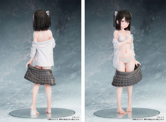 「カントク氏イラスト『しずくちゃん』下着ver. 1/7スケール 塗装済み完成品フィギュア」16,000円（税別）（C）カントク