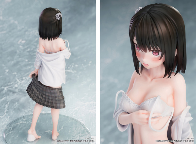 「カントク氏イラスト『しずくちゃん』下着ver. 1/7スケール 塗装済み完成品フィギュア」16,000円（税別）（C）カントク