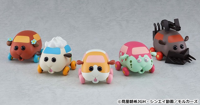 「MODEROID くみたてモルカー」シリーズ （C）見里朝希JGH・シンエイ動画／モルカーズ