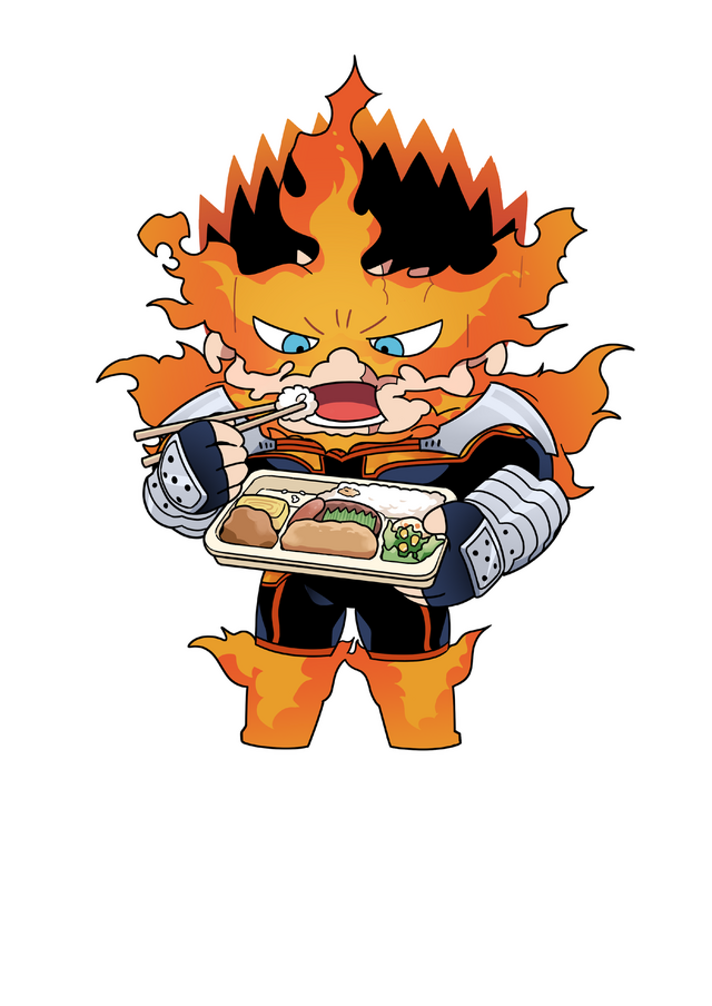 「夏のPLUS ULTRAキャンペーン　ミニキャライラスト」（C）堀越耕平/集英社・僕のヒーローアカデミア製作委員会