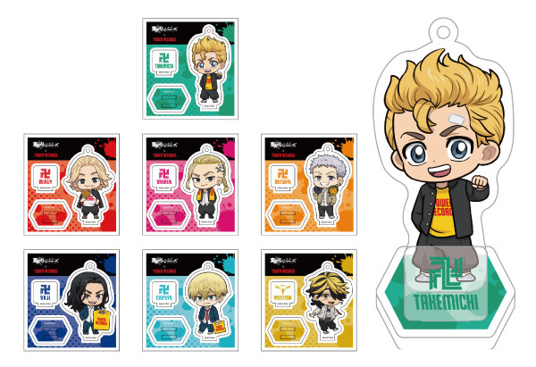 アクリルスタンドキーホルダー『東京リベンジャーズ』TOWER RECORDS グッズ／東京リベンジャーズ×タワレコのコラボカフェ（C）和久井健・講談社／アニメ「東京リベンジャーズ」製作委員会