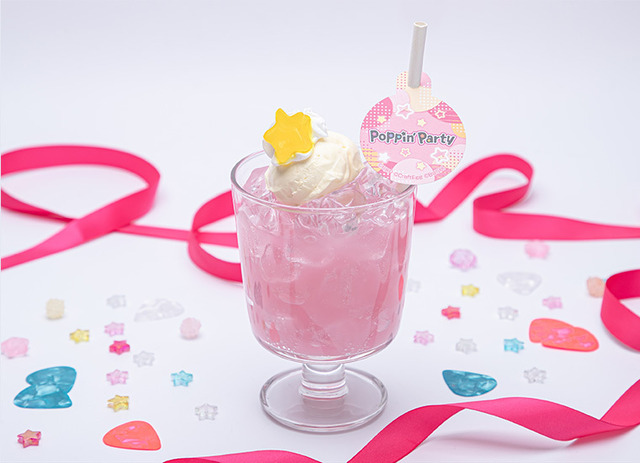 「バンドリ！ ガールズバンドパーティ！カフェ 2021」バンドカラーカラフルドリンク2021（C）BanG Dream! Project（C）Craft Egg Inc.（C）bushiroad All Rights Reserved.