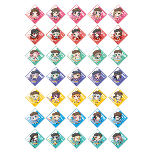 「バンドリ！ ガールズバンドパーティ！カフェ 2021」アクリルコースター（ランダム35種）（C）BanG Dream! Project（C）Craft Egg Inc.（C）bushiroad All Rights Reserved.