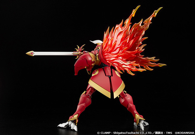 「MODEROID 炎神レイアース」4,800円（税込）（C）CLAMP・ShigatsuTsuitachi CO.,LTD.／講談社・TMS（R）KODANSHA（C）GOOD SMILE COMPANY