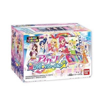 手のひらで「アイカツ！LIVE☆イリュージョン」 ハコビジョンの3Dホログラムに登場