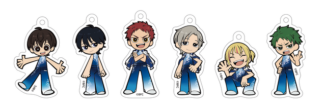 「バクテン!!」トレーディングアクリルキーホルダー(描き起こしSD) （C）バクテン製作委員会