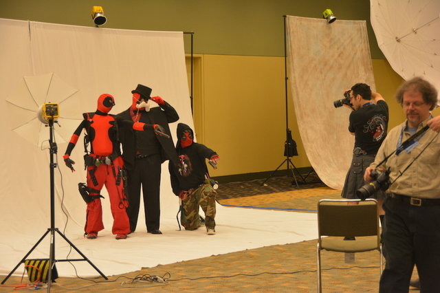 プロの機材を使ったコスプレイヤー向けの撮影会場