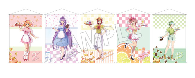 「マクロスΔ × Chugai Grace Cafe」B2タペストリー（C）2015 BIGWEST