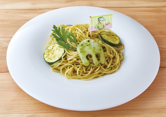 「マクロスΔ × Chugai Grace Cafe」レイナ ジェノベーゼパスタ（C）2015 BIGWEST