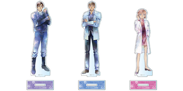 『名探偵コナン』「アクリルペンスタンド　PALE TONE series」新ラインナップ　各1,980円（税込）（C）青山剛昌／小学館・読売テレビ・TMS 1996