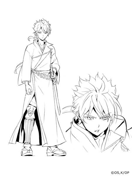 『オリエント』小次郎 設定画（C）大高忍・講談社／「オリエント」製作委員会