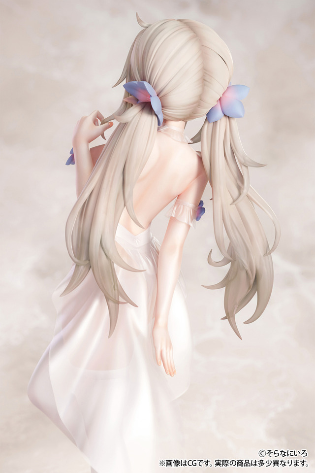 そらなにいろ氏オリジナルイラスト「純白エロフ」 1/6スケール 塗装済み完成品フィギュア（C）そらなにいろ