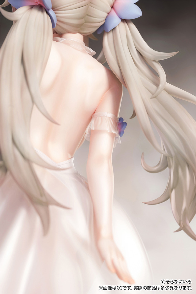 そらなにいろ氏オリジナルイラスト「純白エロフ」 1/6スケール 塗装済み完成品フィギュア（C）そらなにいろ