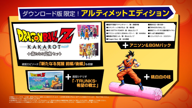 Nintendo Switch用ゲーム『ドラゴンボールZ KAKAROT + 新たなる覚醒セット』（C）バードスタジオ／集英社・フジテレビ・東映アニメーション（C）BANDAI NAMCO Entertainment Inc.
