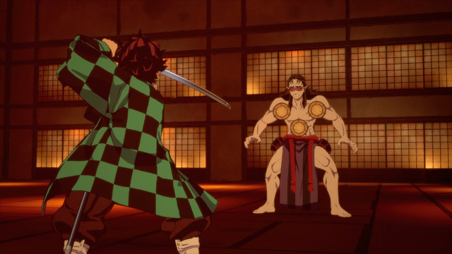 ソロプレイモード「鼓屋敷」（C）吾峠呼世晴／集英社・アニプレックス・ufotable（C）「鬼滅の刃 ヒノカミ血風譚」製作委員会