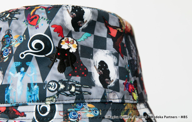 「魔法少女まどか☆マギカ × CA4LA 総柄バケットハット 10th ver.」9,900円（税込)（C）Magica Quartet／Aniplex・Modoka Partners・MBS（C）Magica Quartet／Aniplex・Modoka Movie Project Rebellion