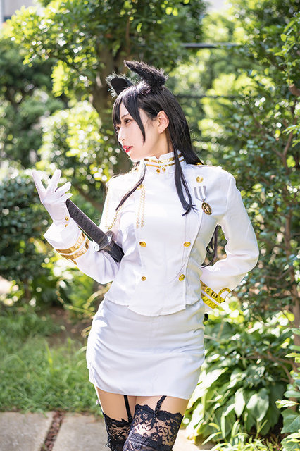 『アズールレーン』愛宕／モデル：花宮いのり（@inori_0118）、撮影：乃木章（@Osefly）