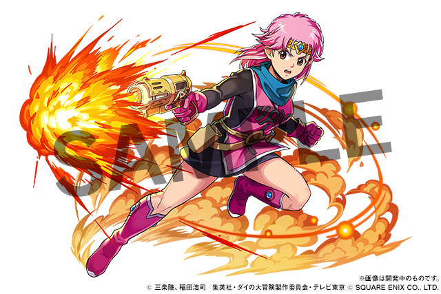『ドラゴンクエスト ダイの大冒険』×『パズル＆ドラゴンズ』マァム（C） GungHo Online Entertainment, Inc. All Rights Reserved. （C）三条陸、稲田浩司／集英社・ダイの大冒険製作委員会・テレビ東京（C）SQUARE ENIX CO., LTD.