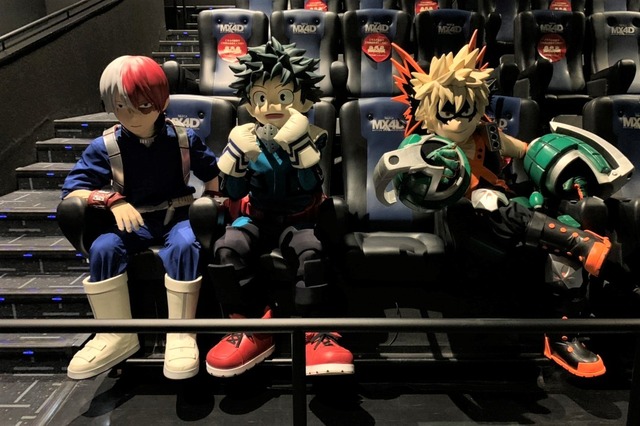 『僕のヒーローアカデミア THE MOVIE ワールド ヒーローズ ミッション』4D WORLD SMASH上映 デクくん・爆豪くん・轟くん（C）2021「僕のヒーローアカデミア THE MOVIE」製作委員会（C）堀越耕平／集英社