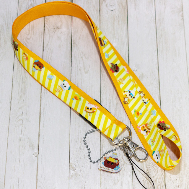 「Mogu Mogu モルカー Restaurant」ネックストラップ（C）見里朝希 JGH・シンエイ動画／モルカーズ