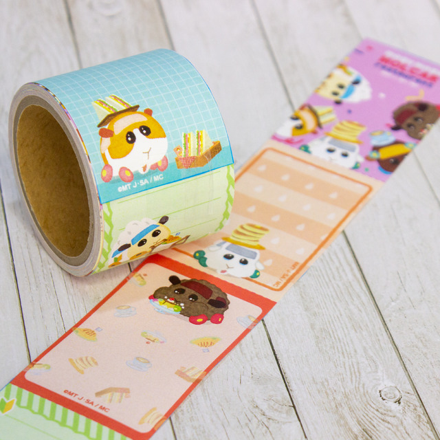 「Mogu Mogu モルカー Restaurant」ロール付箋（C）見里朝希 JGH・シンエイ動画／モルカーズ