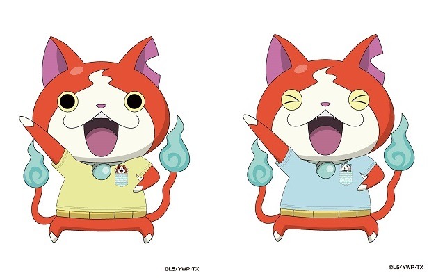 「妖怪ウォッチ」がビームスから可愛いTシャツに “ジバニャン”“コマさん”の2アイテム