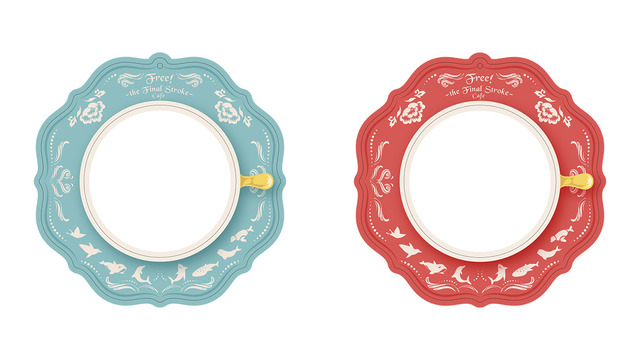 ティーカップ風コースターケース 全2種 各880円（税込）（C）おおじこうじ・京都アニメーション／岩鳶町後援会2021