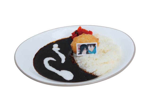 『小林さんちのメイドラゴンS』×「あっとほぉーむカフェ」ゲームのおともに漆黒の甘口カレー（C）クール教信者・双葉社／ドラゴン生活向上委員会