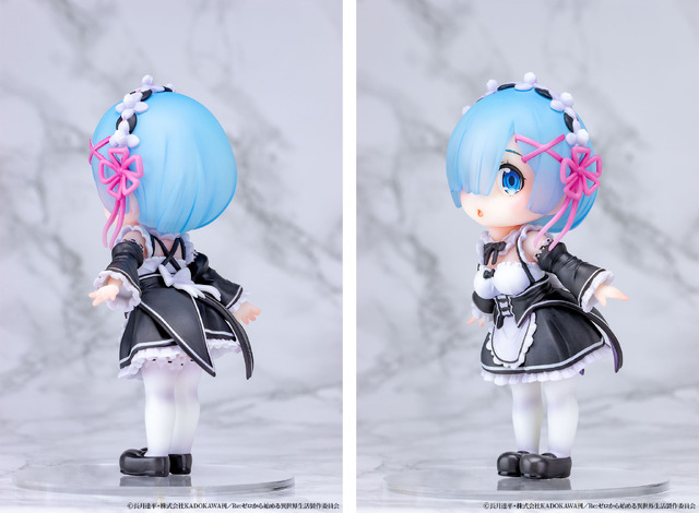 「ルルメク Re:ゼロから始める異世界生活「レム」【再販】 デフォルメフィギュア塗装済み完成品」（C）長月達平・株式会社KADOKAWA刊／Re:ゼロから始める異世界生活製作委員会