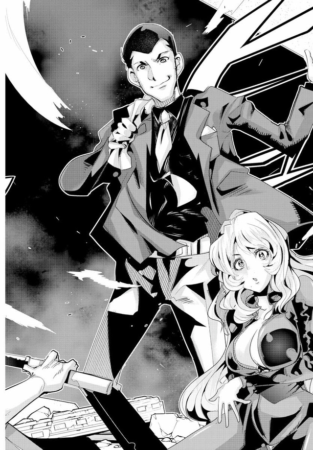 「ルパン三世 異世界の姫君（ネイバーワールドプリンセス）」原作：モンキー・パンチ／エム・ピー・ワークス漫画：内々けやき　脚本：佐伯庸介オリジナルキャラクターデザイン：白狼（ぱいらん）／誌面