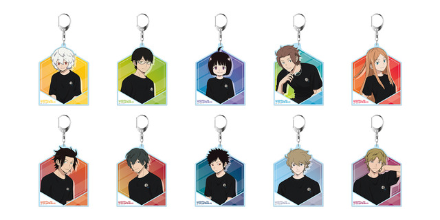 『ワールドトリガー』デカキーホルダー　描き下ろし ver.（C）葦原大介／集英社・テレビ朝日・東映アニメーション