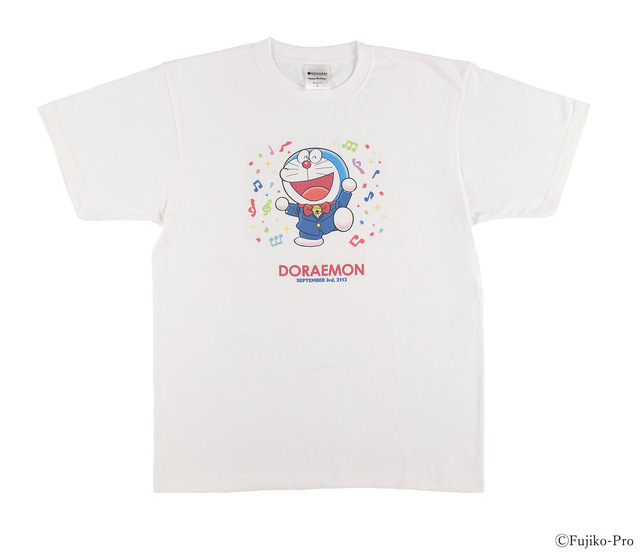 「ドラえもん未来デパート IN あべのハルカス近鉄本店 2021」ドラえもん バースデイ Tシャツ（C）Fujiko-Pro