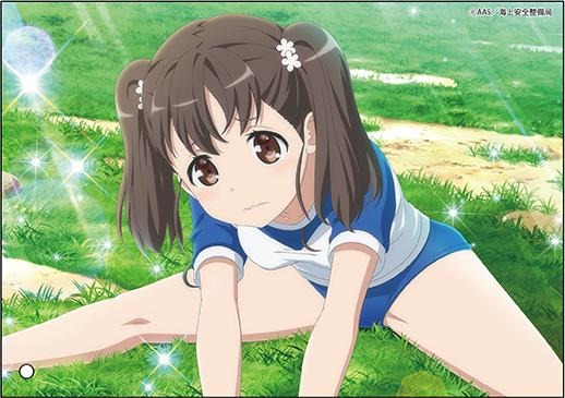 ハイスクール・フリート 艦隊バトルでピンチ！　ミニアクリルアート（C）AAS/海上安全整備局