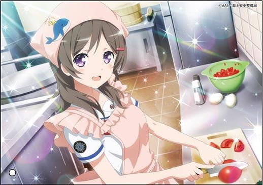 ハイスクール・フリート 艦隊バトルでピンチ！　ミニアクリルアート（C）AAS/海上安全整備局