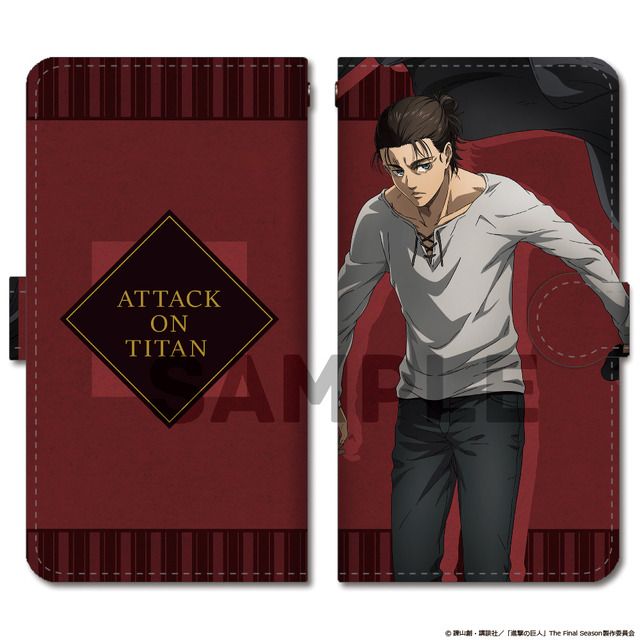 『進撃の巨人』手帳型スマートフォンケース（C）諫山創・講談社／「進撃の巨人」The Final Season製作委員会