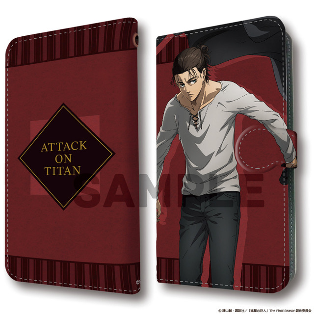 『進撃の巨人』手帳型スマートフォンケース（C）諫山創・講談社／「進撃の巨人」The Final Season製作委員会