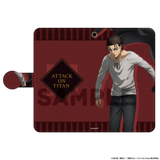 『進撃の巨人』手帳型スマートフォンケース（C）諫山創・講談社／「進撃の巨人」The Final Season製作委員会