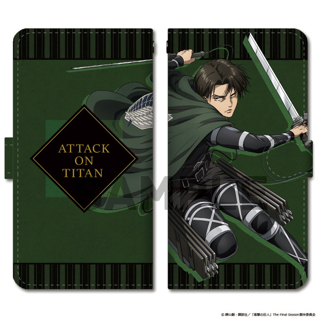 『進撃の巨人』手帳型スマートフォンケース（C）諫山創・講談社／「進撃の巨人」The Final Season製作委員会