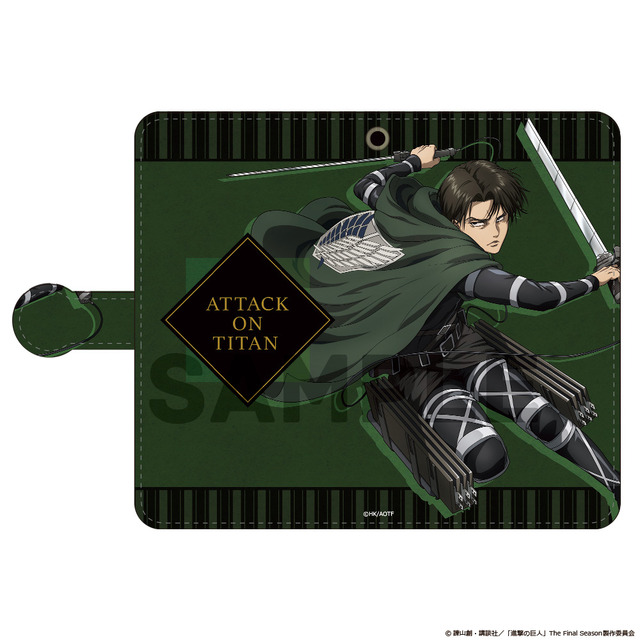 『進撃の巨人』手帳型スマートフォンケース（C）諫山創・講談社／「進撃の巨人」The Final Season製作委員会
