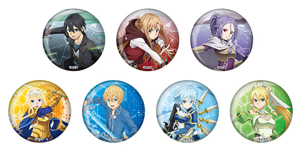 「セガコラボカフェ 劇場版 ソードアート・オンライン -プログレッシブ- 星なき夜のアリア」ソードアート･オンライン 缶バッジ ～セガコラボカフェ2021ver.～（全7種）（C）2020 川原 礫/KADOKAWA/SAO-P Project（C）GENDA SEGA Entertainment Inc.