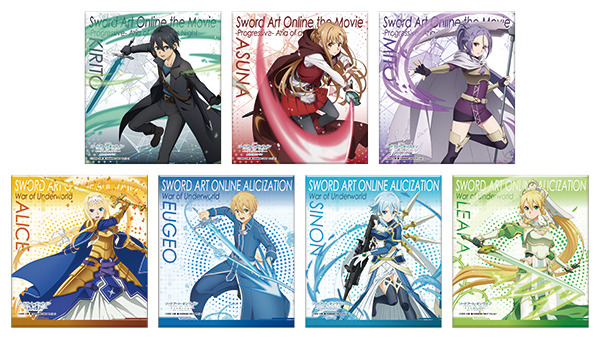 「セガコラボカフェ 劇場版 ソードアート・オンライン -プログレッシブ- 星なき夜のアリア」ソードアート･オンライン アートパネル ～セガコラボカフェ2021ver.～（全7種）（C）2020 川原 礫/KADOKAWA/SAO-P Project（C）GENDA SEGA Entertainment Inc.