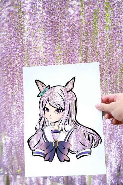 『ウマ娘』マックイーンの“あまりにも可憐な切り絵”が大注目！その発想は「素敵すぎる」―新作・テイオーも美しい…