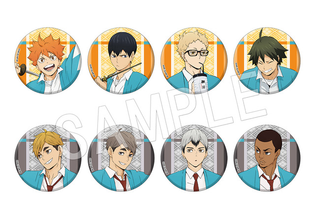 「ハイキュー!! TO THE TOP×東映太秦映画村」ハイキュー!! TO THE TOP　トレーディング缶バッジ（ランダムホロ入り）（全8種）（C）古舘春一／集英社・「ハイキュ―!!」製作委員会・MBS